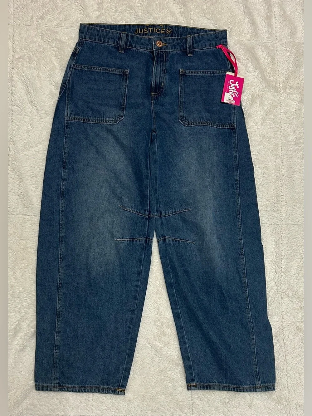 Justice Girl's Barrel Jean, Size 18